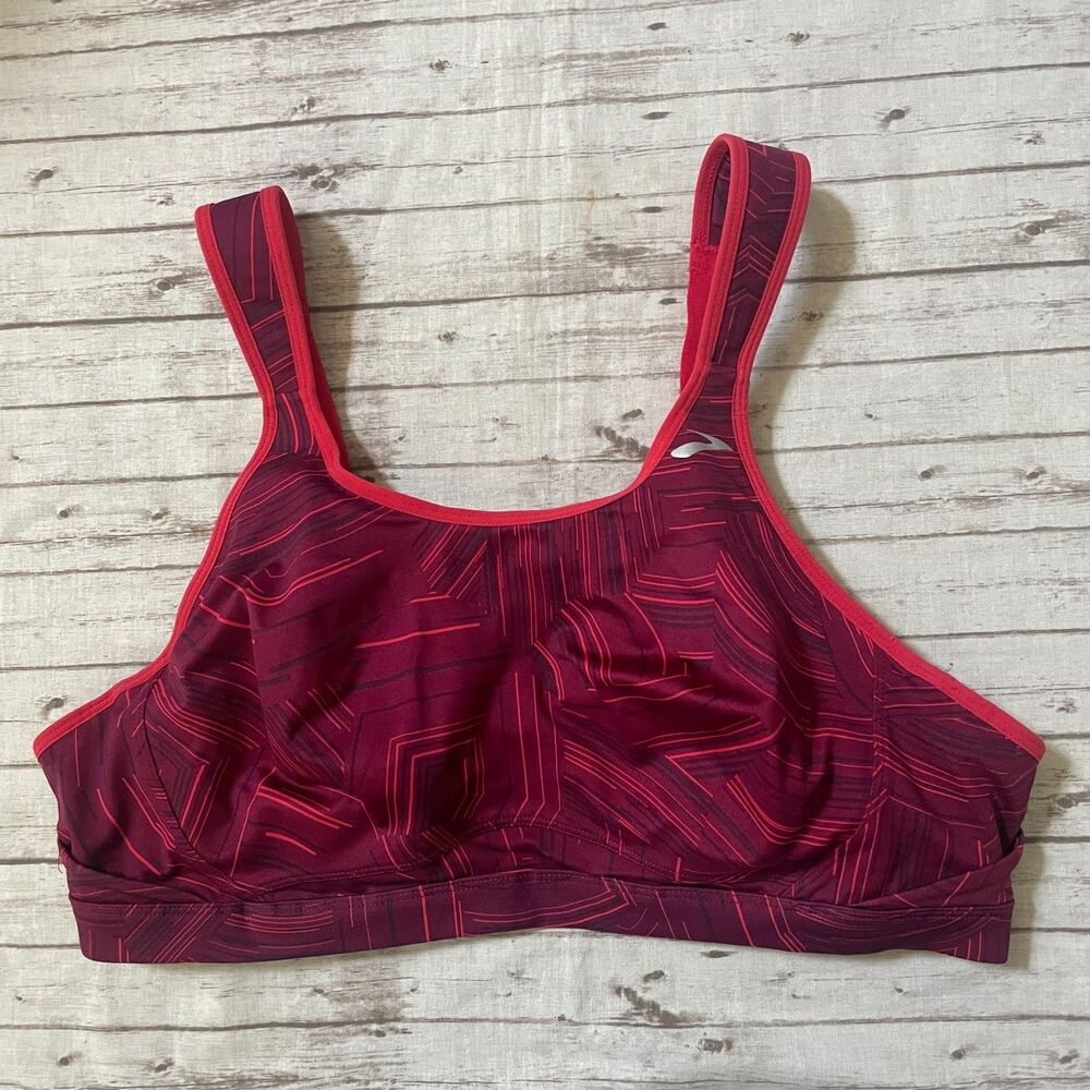 Brooks Maia Mid-Impact Underwire Sports Bra 40C Athletic 350054 Cycling Running